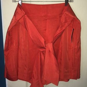 NWT Short with sash tie belt